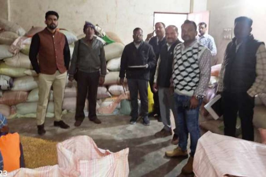 310-क्विंटल-फोर्टीफाइड-चावल-से-लदा-ट्रक-जब्त,-तीन-दुकानें-भी-सील