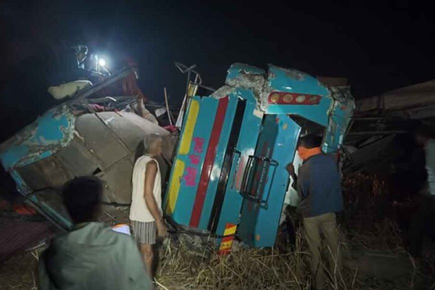 गुजरात-में-बस-खाई-में-गिरी,-मध्य-प्रदेश-के-पांच-तीर्थयात्रियों-की-मौत