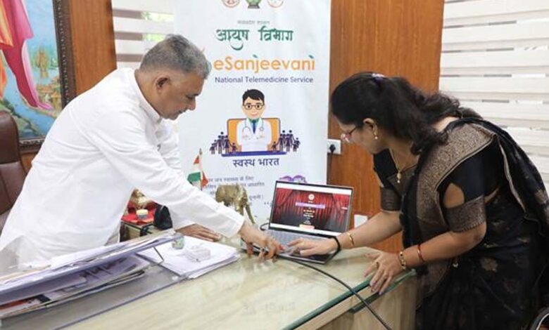 आयुष-मंत्री-परमार-ने-वैद्य-आपके-द्वार-योजना-ई-संजीवनी-पोर्टल-का-किया-शुभारंभ