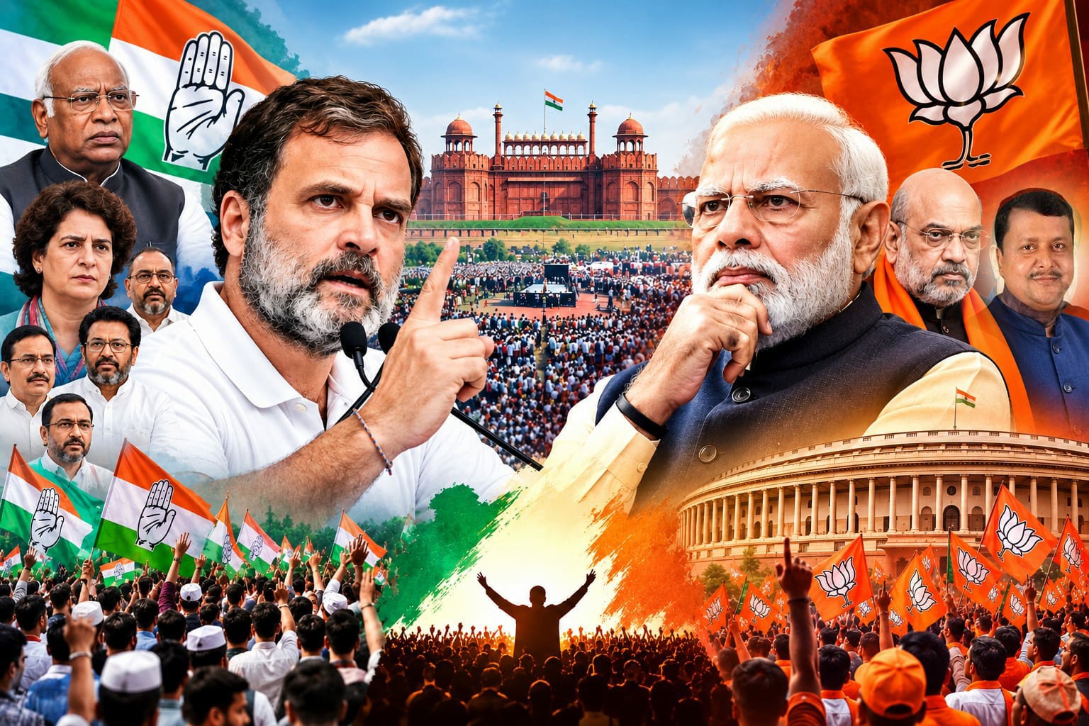 रामलीला की रणभेरी,राहुल और भाजपा की अग्निपरीक्षा!